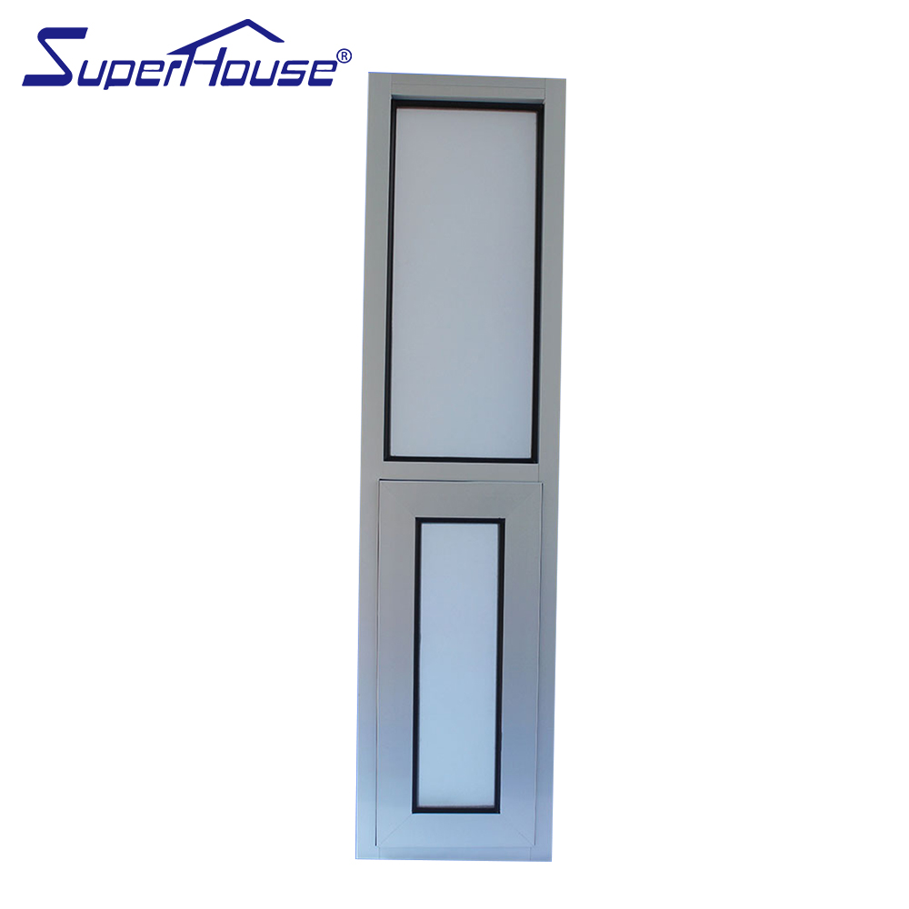 Thermal Break Aluminum Profile Bottom Outswing Awning Window Top Fixed Windows for House