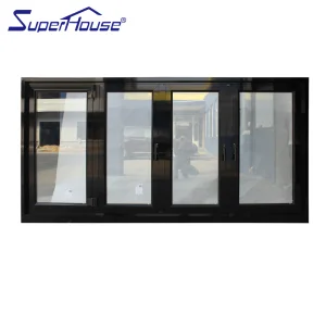 AS2047 Certified Modern Glass Aluminum Folding Door