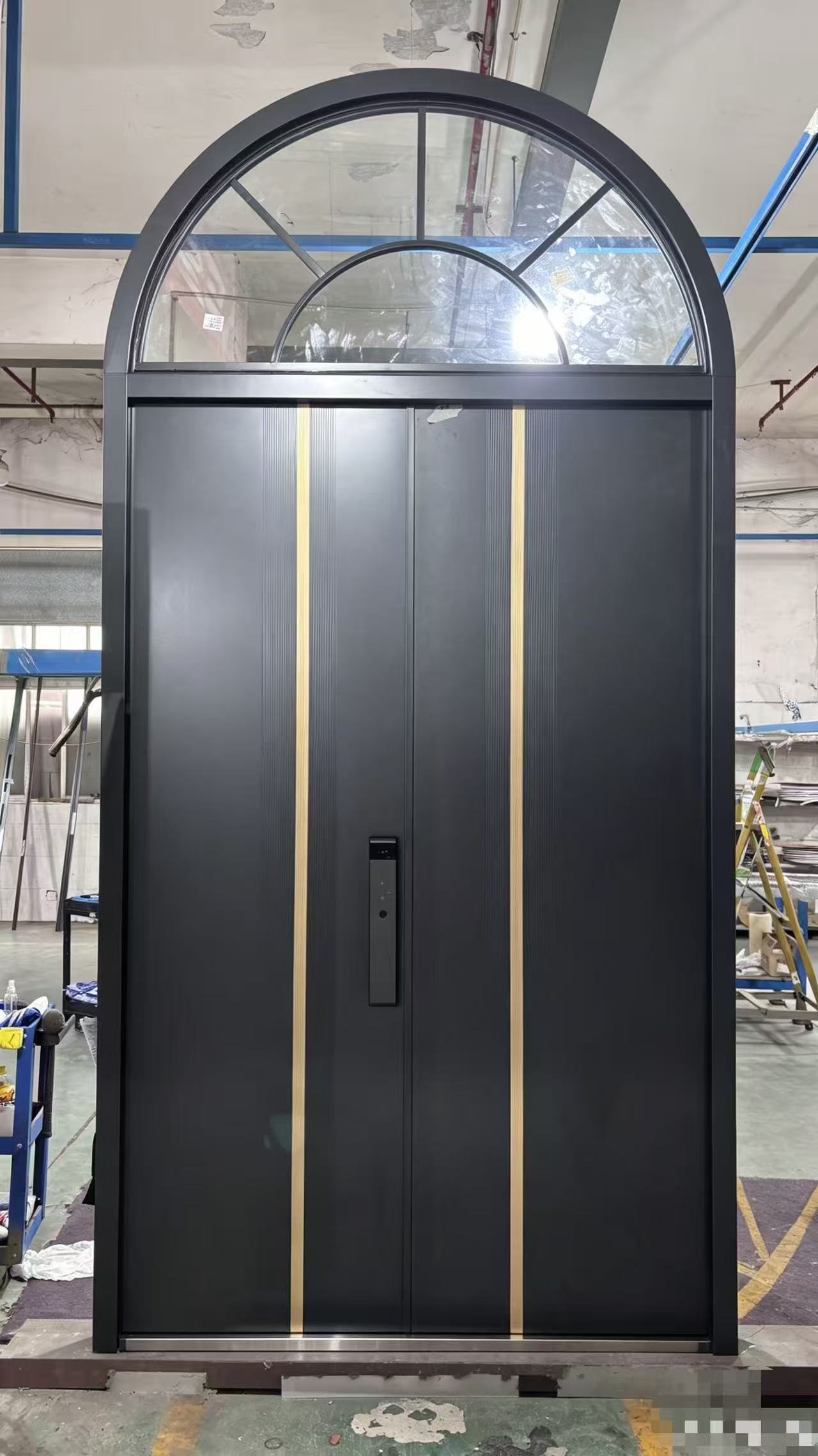 Superhouse NFRC NOA FPA AS2047 Custom Aluminum Arch Entry Door with Waterproof Feature and Over 10-Year Warranty
