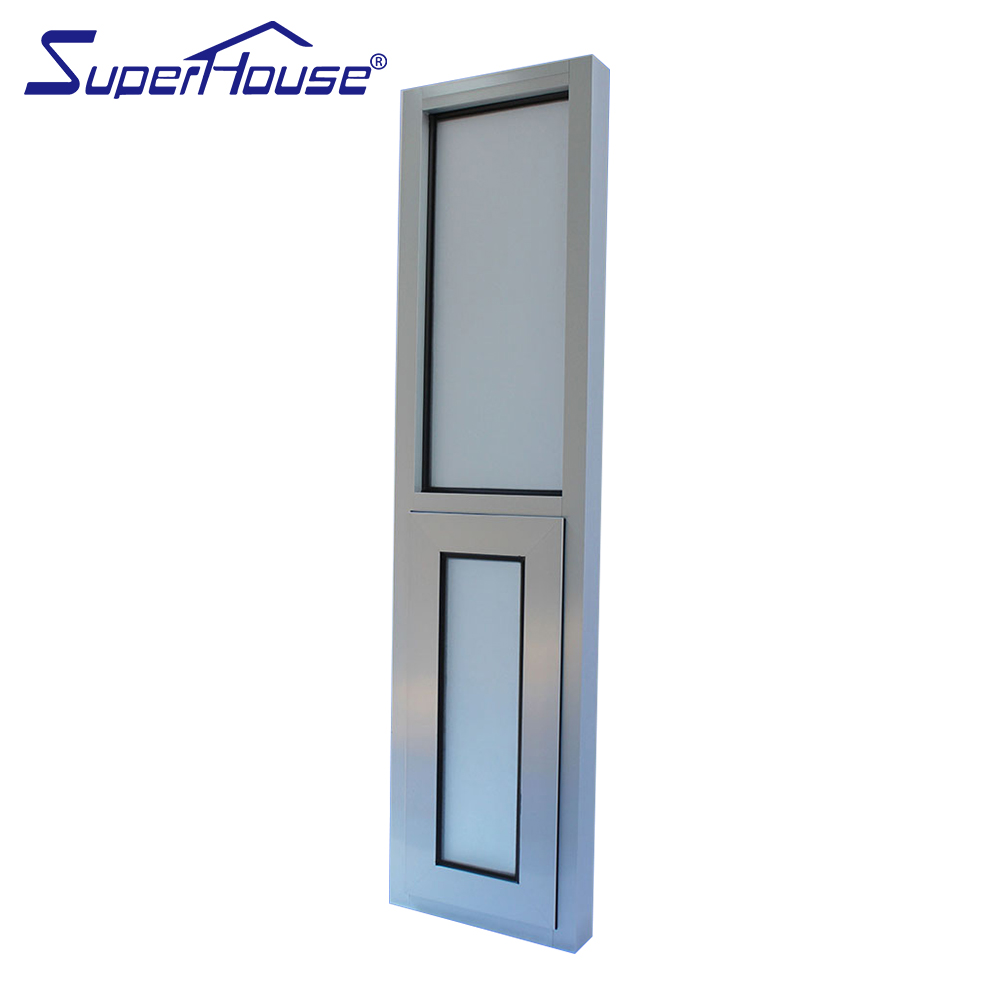 Thermal Break Aluminum Profile Bottom Outswing Awning Window Top Fixed Windows for House