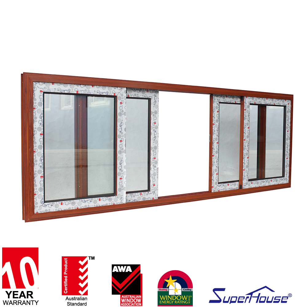 Florida Miami Dade NOA Sliding Window Hurricane Impact Standard Aluminum Double Glazing Sliding windows