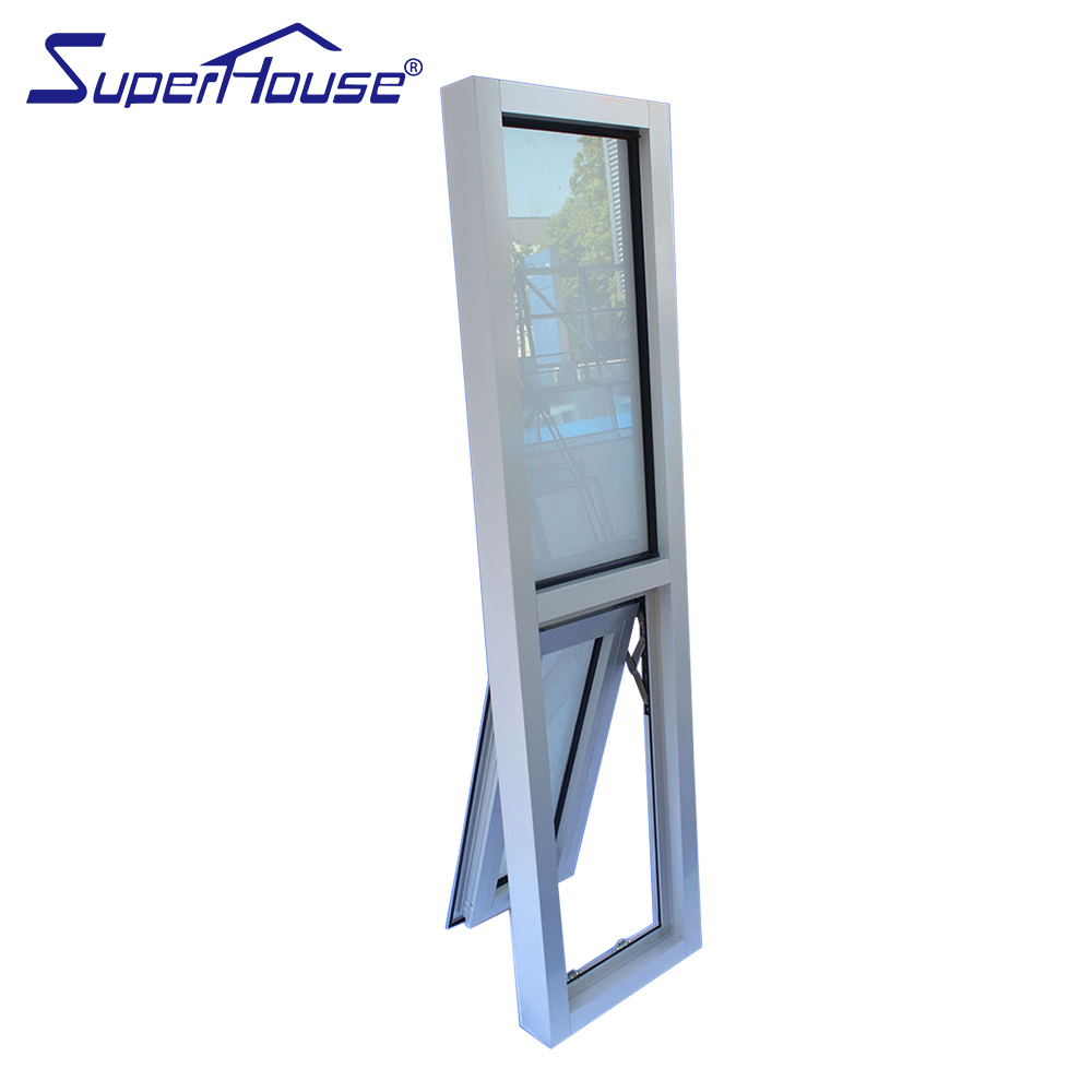 Thermal Break Aluminum Profile Bottom Outswing Awning Window Top Fixed Windows for House