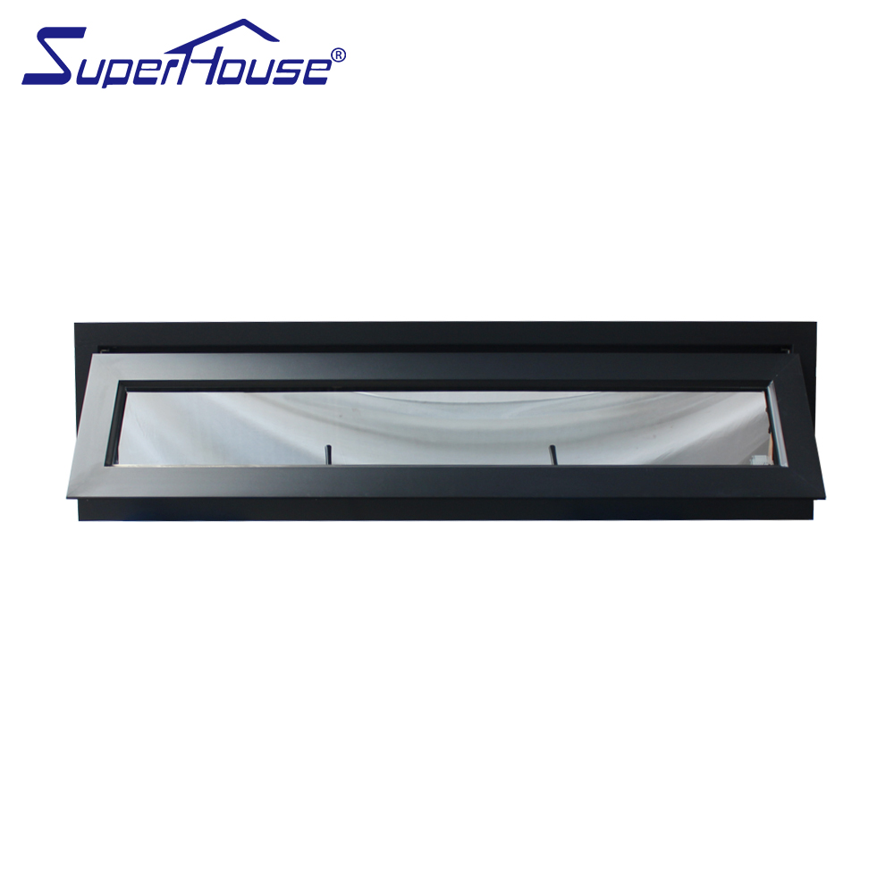 AS2047 Hurricane Impact Aluminium Tempered Glass Awning Roof Windows Electric Skylight Window