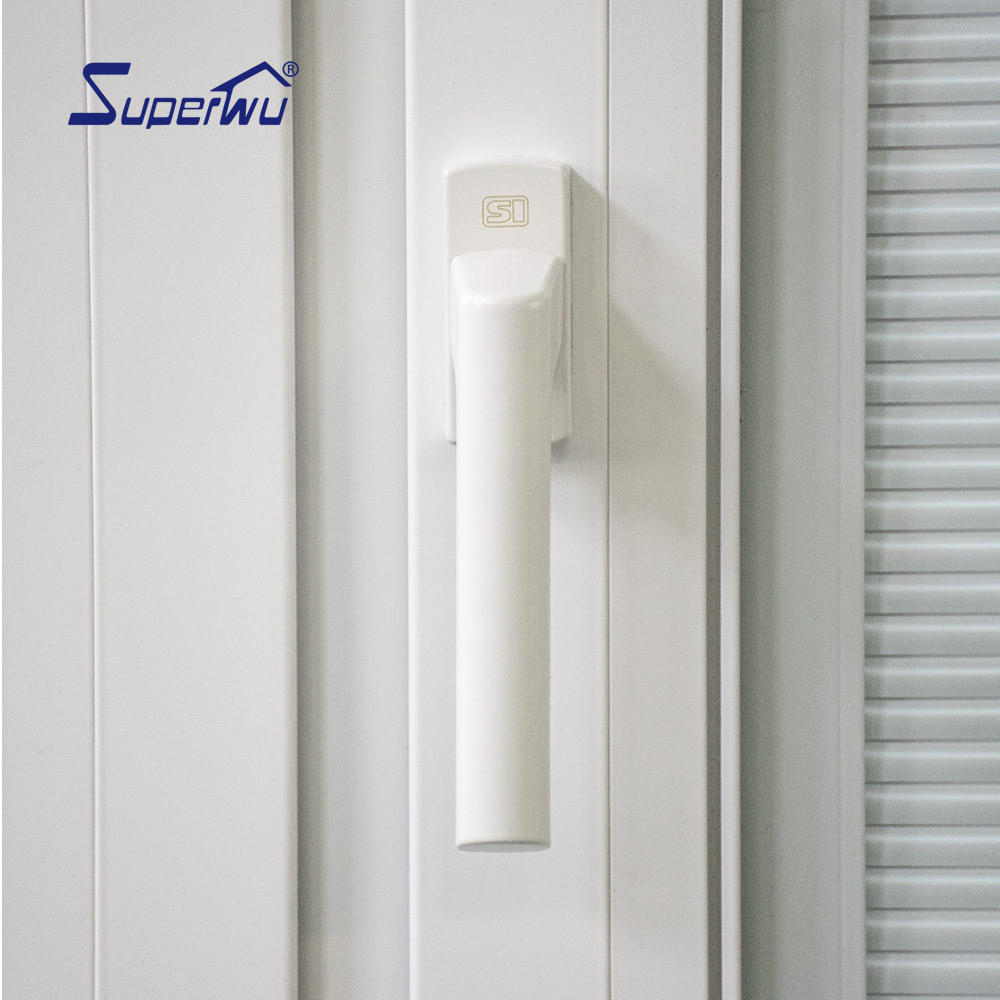 Florida Certified Hurricane Impact Resistant Aluminum Tilt&Turn Window Multi Point Lock Windproof Commercial Building Projects