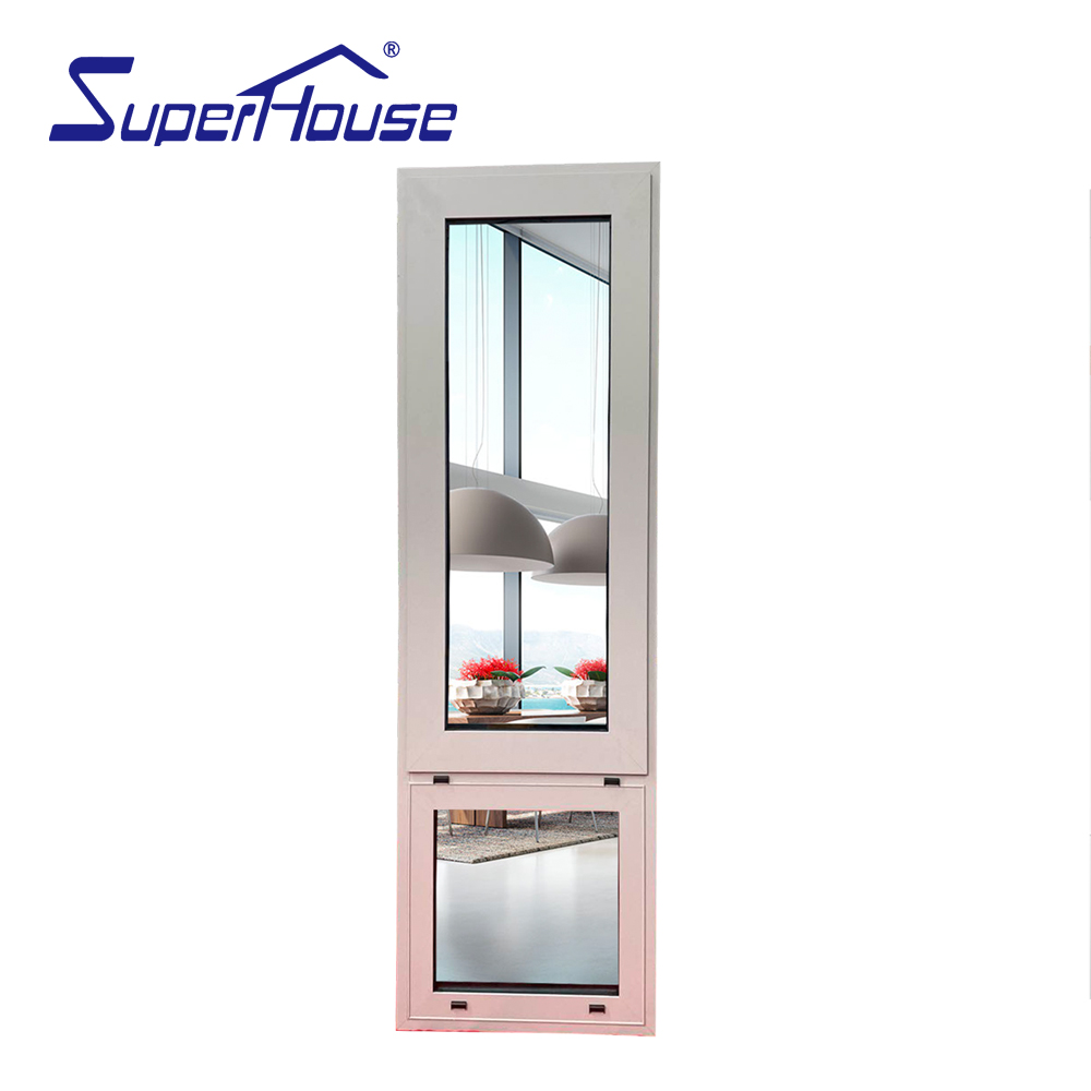 Miami City Modern Hurricane Impact Windows Villas Tilt Turn Sliding Casement Aluminum Alloy Frame Stainless Steel Security