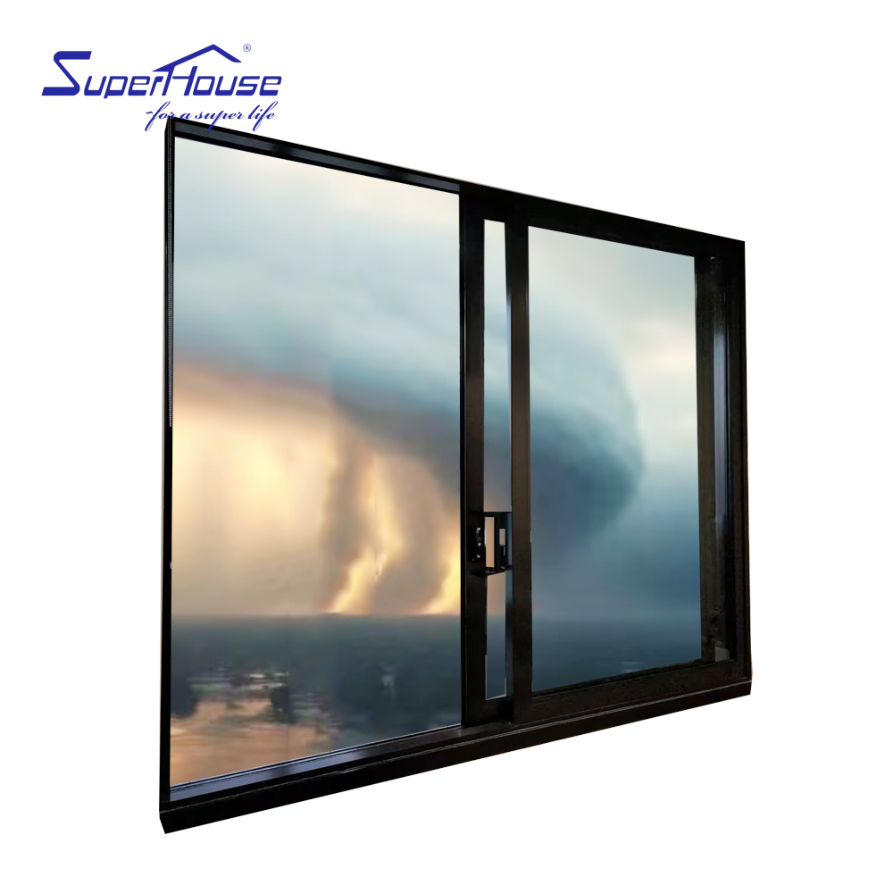 Mainly Export to Australia Modern Aluminium Double Toughened Glass Sliding Doors