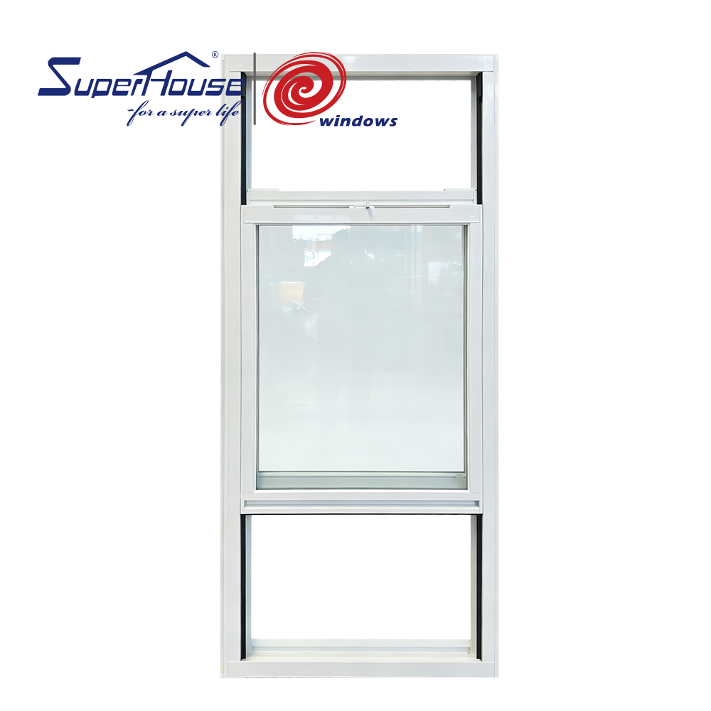 NOA/FPA/NFRC Hurricane Impact Proof Double Tempered Single /double Hung windows for House With Nailing Flange