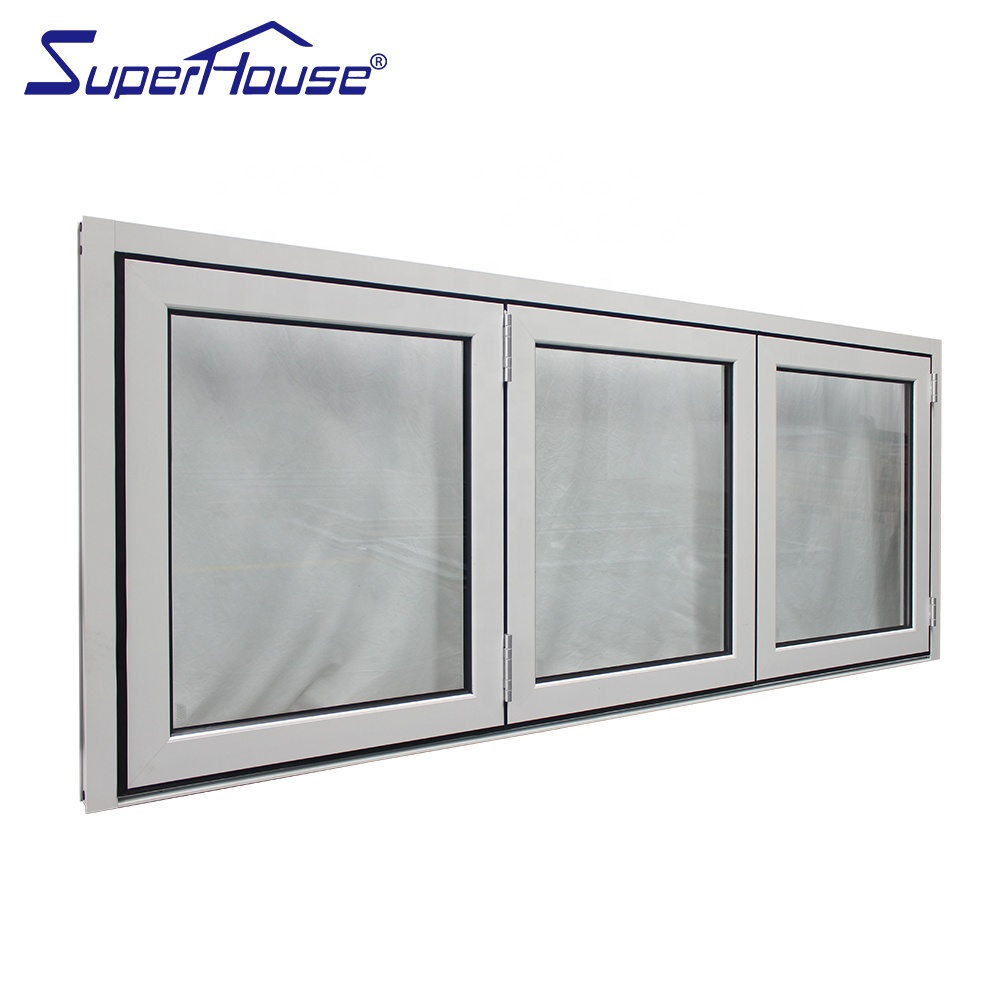 AS2047 Aluminum Folding Window Thermal Break Double Glazed Glass Argon Filled Heat Insulation Soundproof Waterproof  Villa Patio