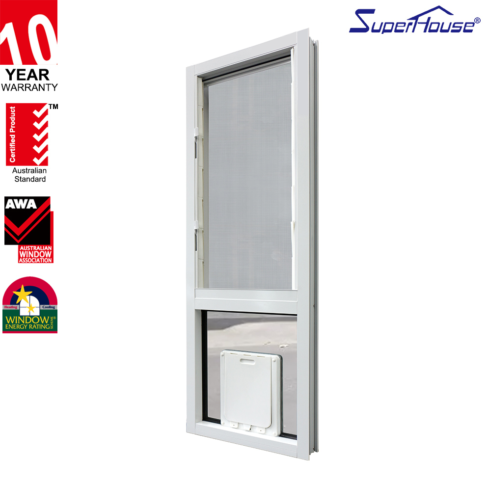 Superhouse Large Dog Door Pet Door Hole Golden Retriever Collie Rowena Dog Medium Large Dog Hole Aluminum Entry Hinged Door