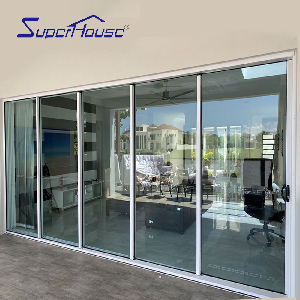 Energy Saving Aluminum Stacker Sliding Windows for Residential Construction Projects