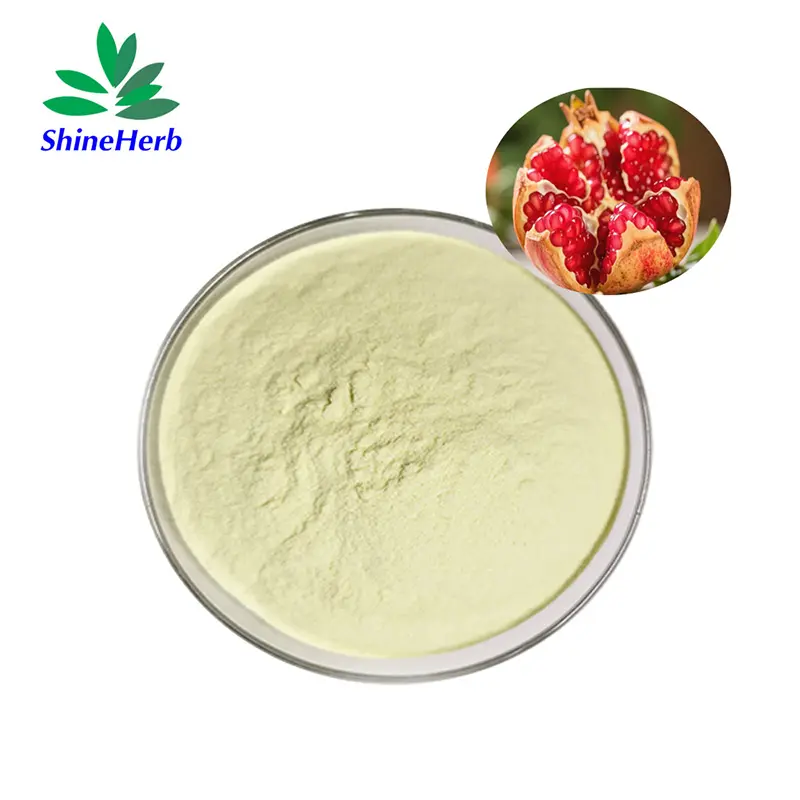 China Shineherb Supply Ellagic Acid Powder CAS 476-66-4 Pomegranate Peel Extract Cosmetic Raw Material Manufacturers, Exporters