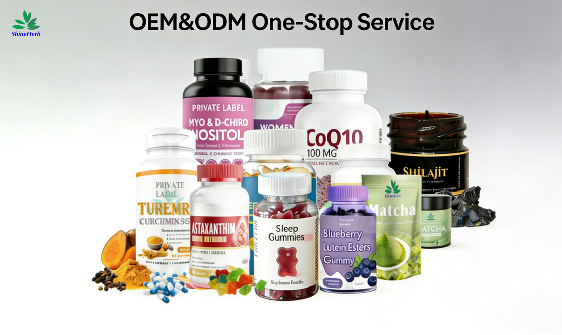 ShineHerb Biotech OEM ODM supplement manufacturing service facility