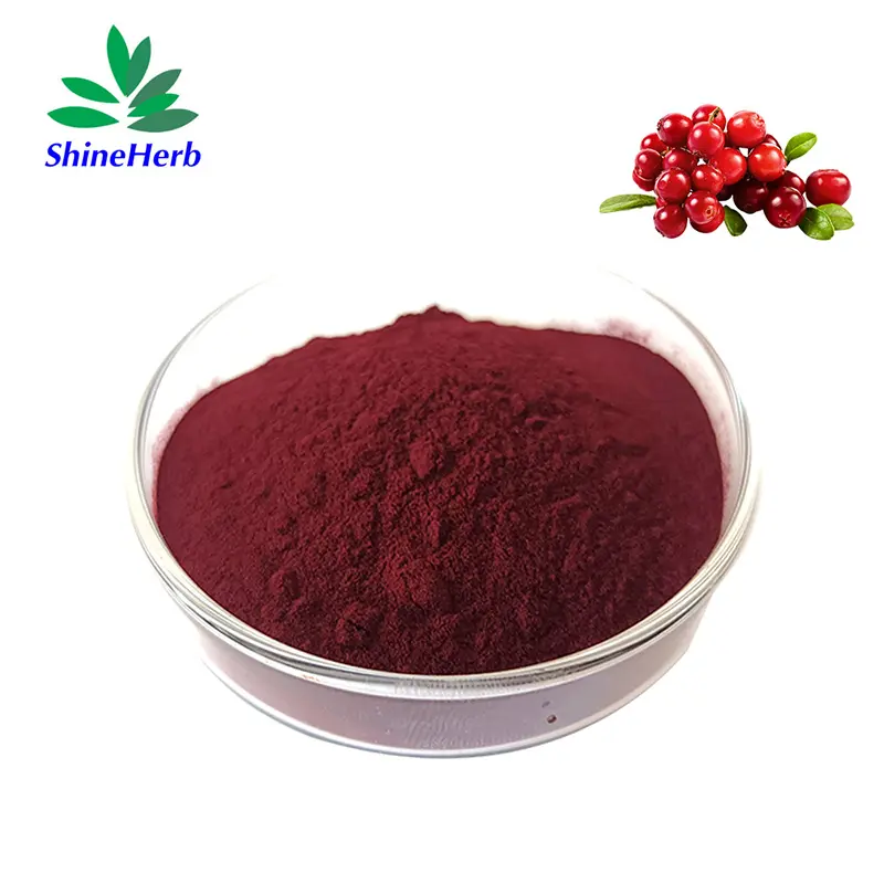 Buy Cranberry Extract Powder 25% Anthocyanins Factory Wholesale Price Manufacturers, Companies