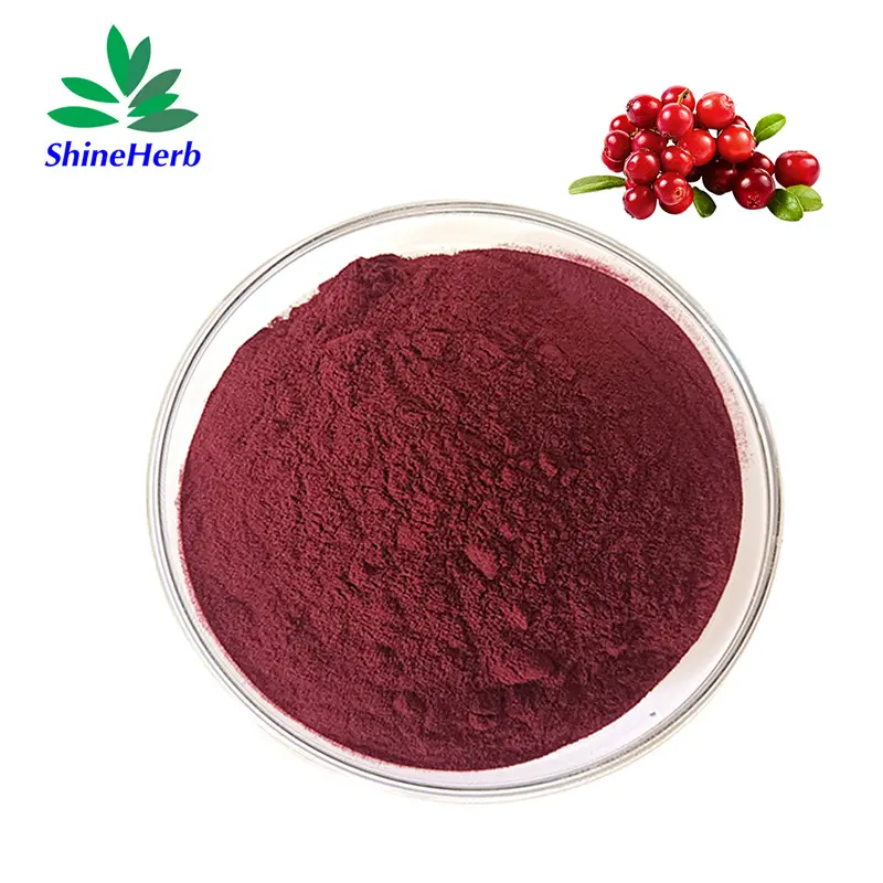 Buy Cranberry Extract Powder 25% Anthocyanins Factory Wholesale Price Manufacturers, Companies