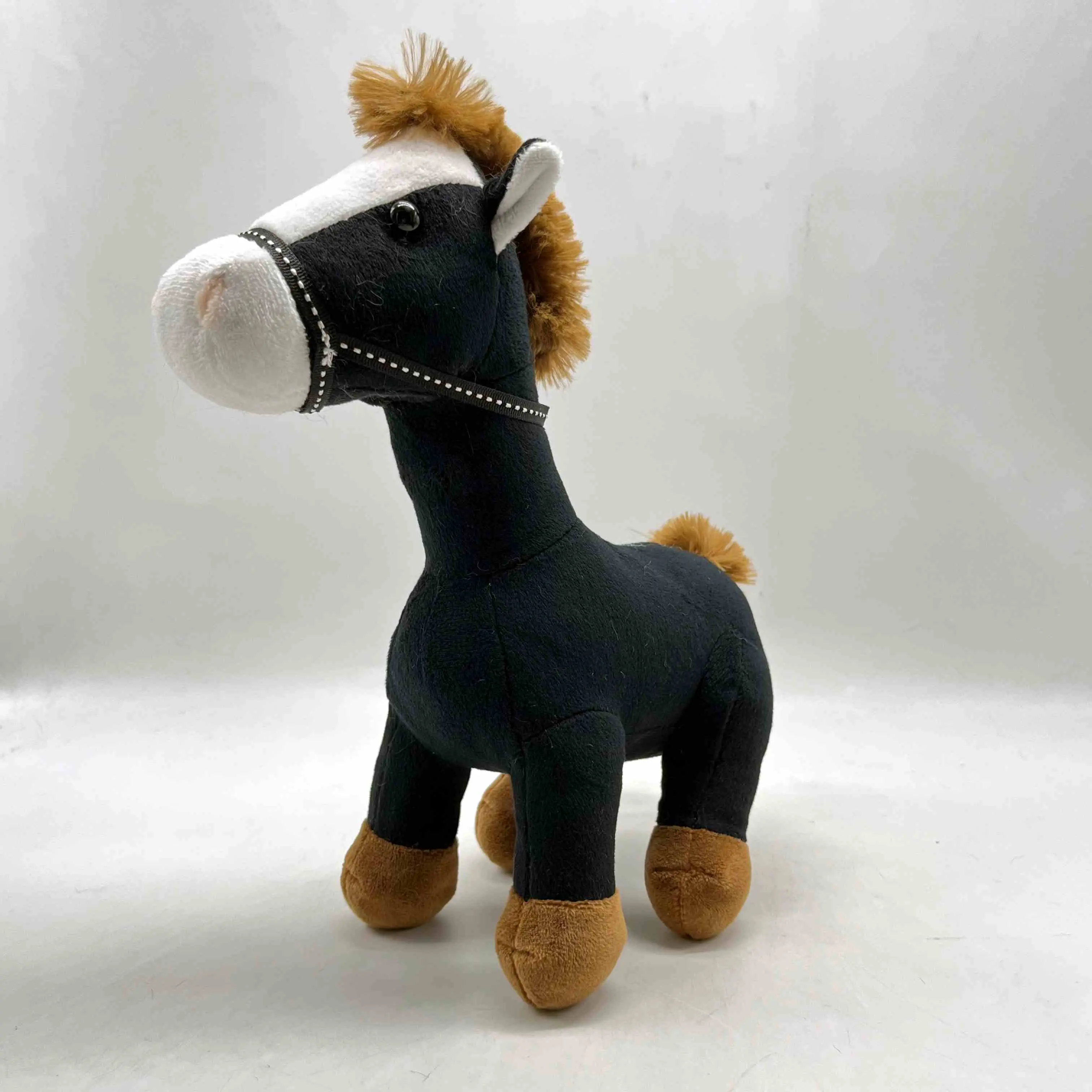 China Adorable Standing Horse Plush Toys - Two Sizes, Two Colors, Cute Soft Stuffed Animals Factory, Factories