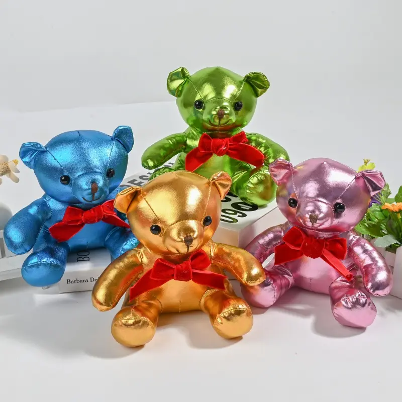 China Metallic Shiny Bear & Bunny Toys - Colorful Stuffed Animal Gifts Suppliers, Factories