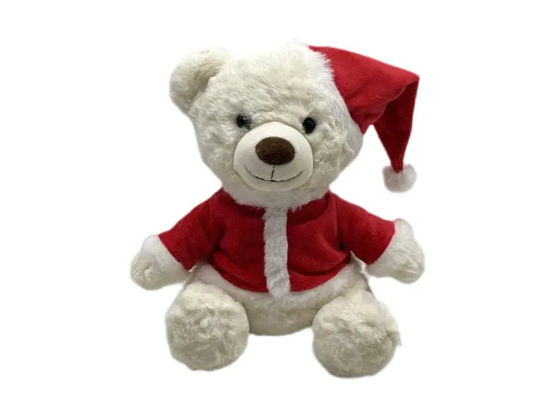 Cute Christmas Bear Plush Toy (1)