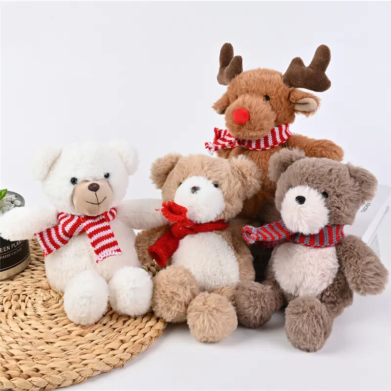 China High-Quality Plush Toy Popular Stuffed Baby Kids Animal Toy Gift Xmas Holiday Bear Deer Manufacturer, Factory