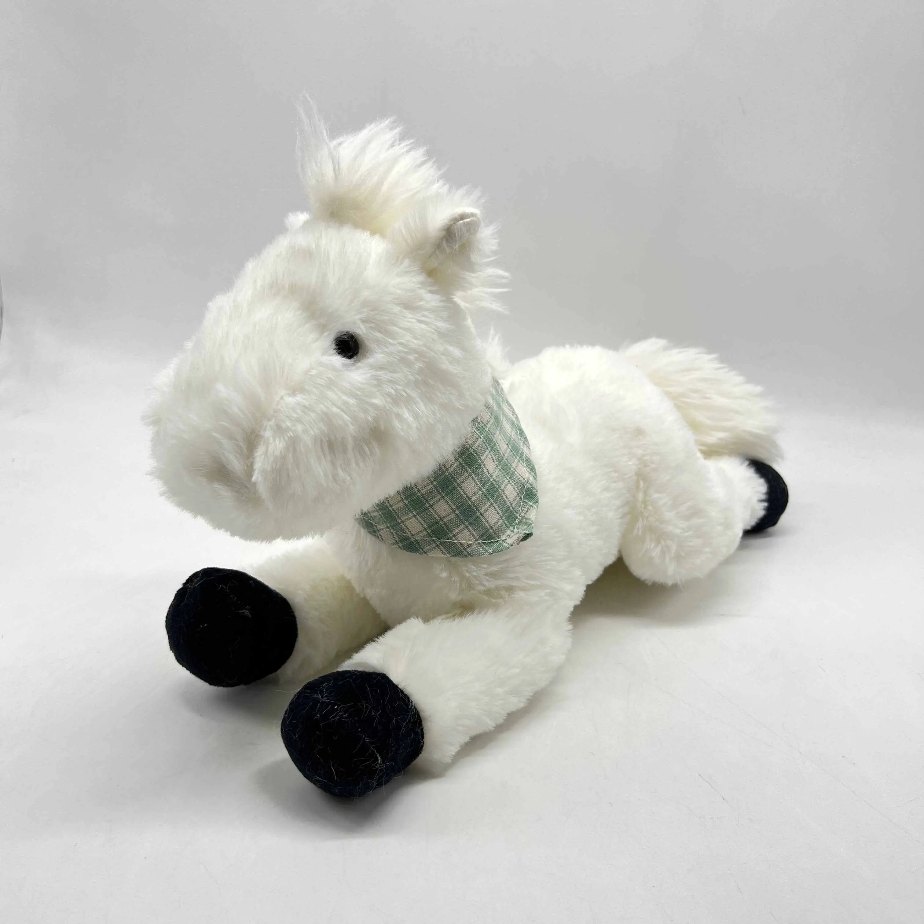 China Super Cute Multi - Color Lying Horse Plush Toys with Scarves, Adorable Stuffed Animals, Soft & Huggable Manufacturer, Supplier