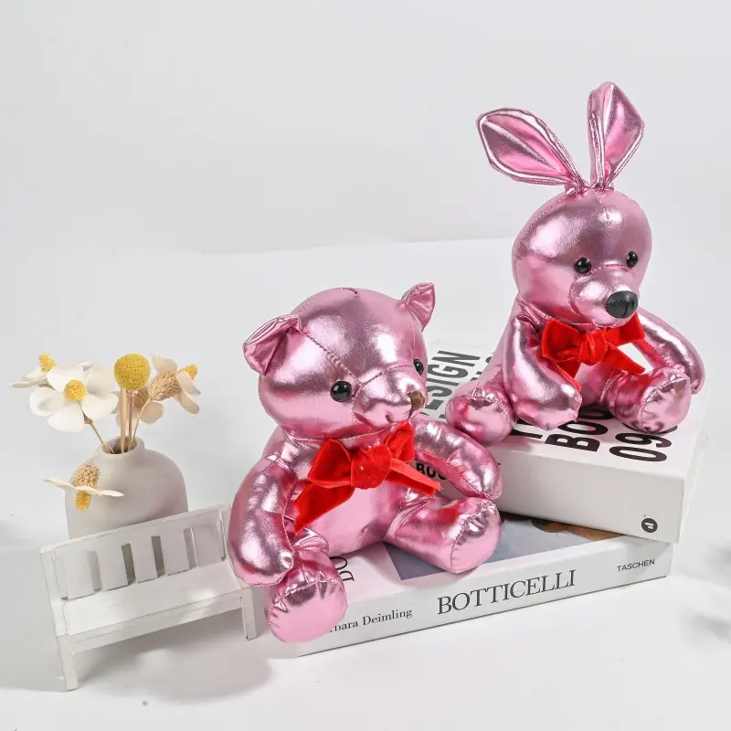 China Metallic Shiny Bear & Bunny Toys - Colorful Stuffed Animal Gifts Suppliers, Factories