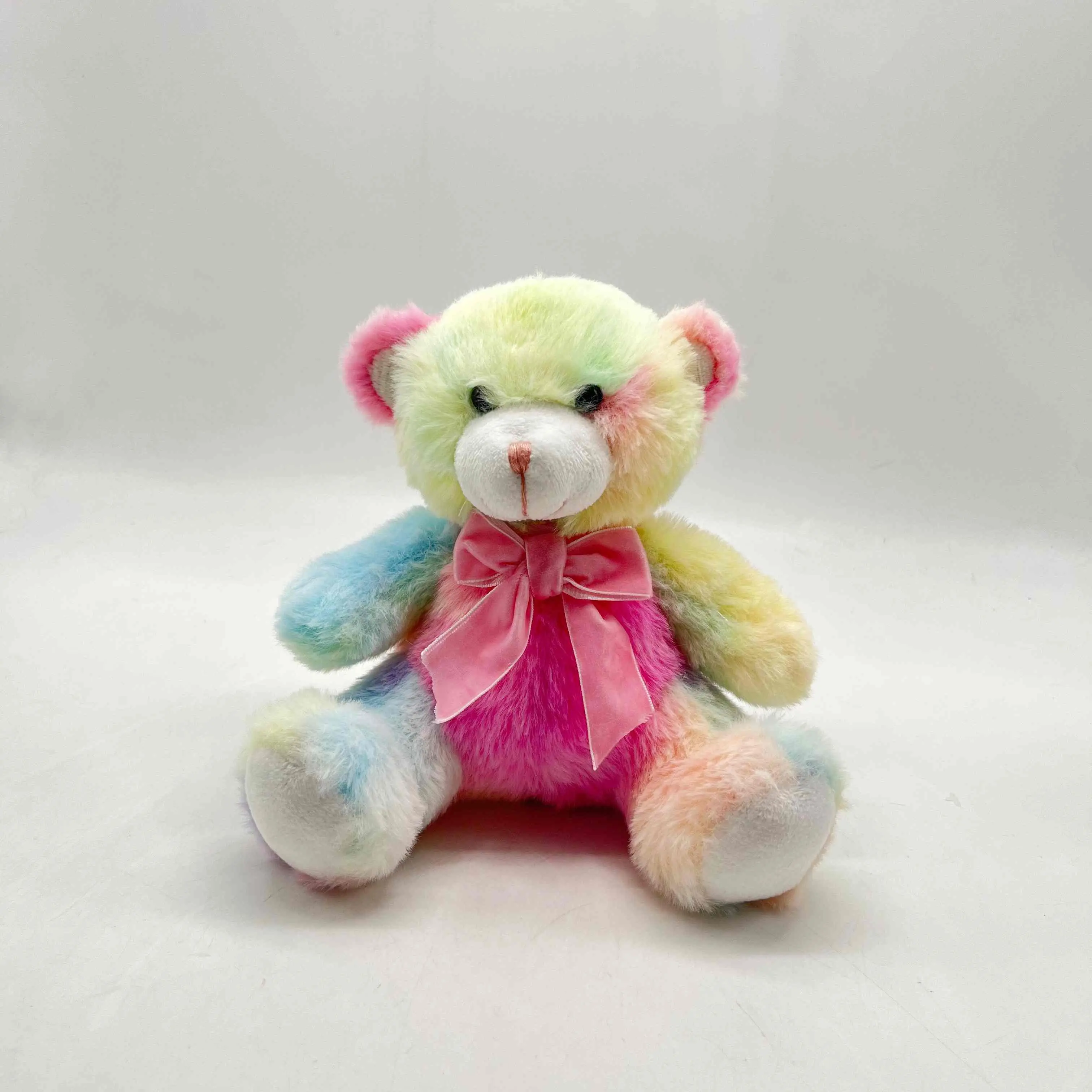 Wholesale Adorable Plush Teddy Bears with Bows - 4 Vibrant Colors, 2 Sizes, Super Cute Stuffed Animals for Gifts & Decor Suppliers, Factory