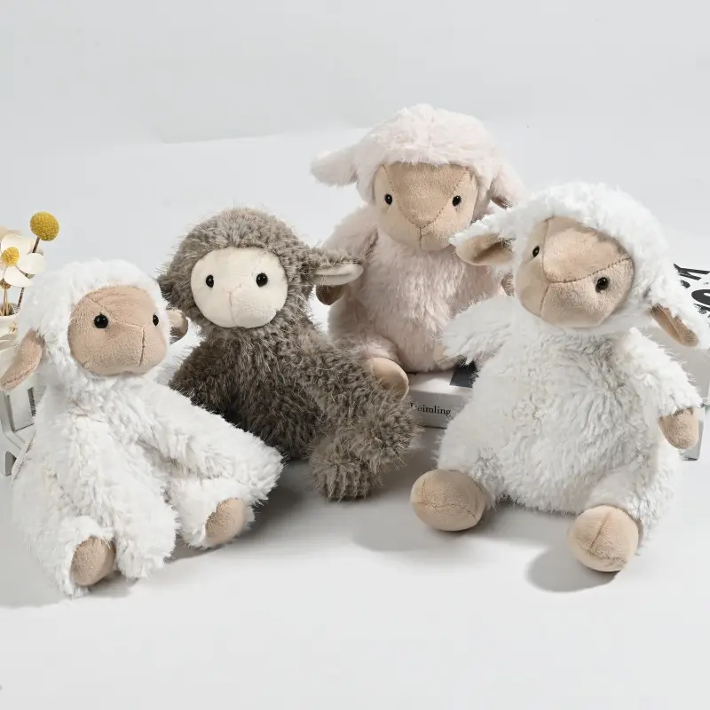 China Fluffy Sheep Plush Toys - Soft Multi-Color Stuffed Animal Dolls Manufacturers, Factories