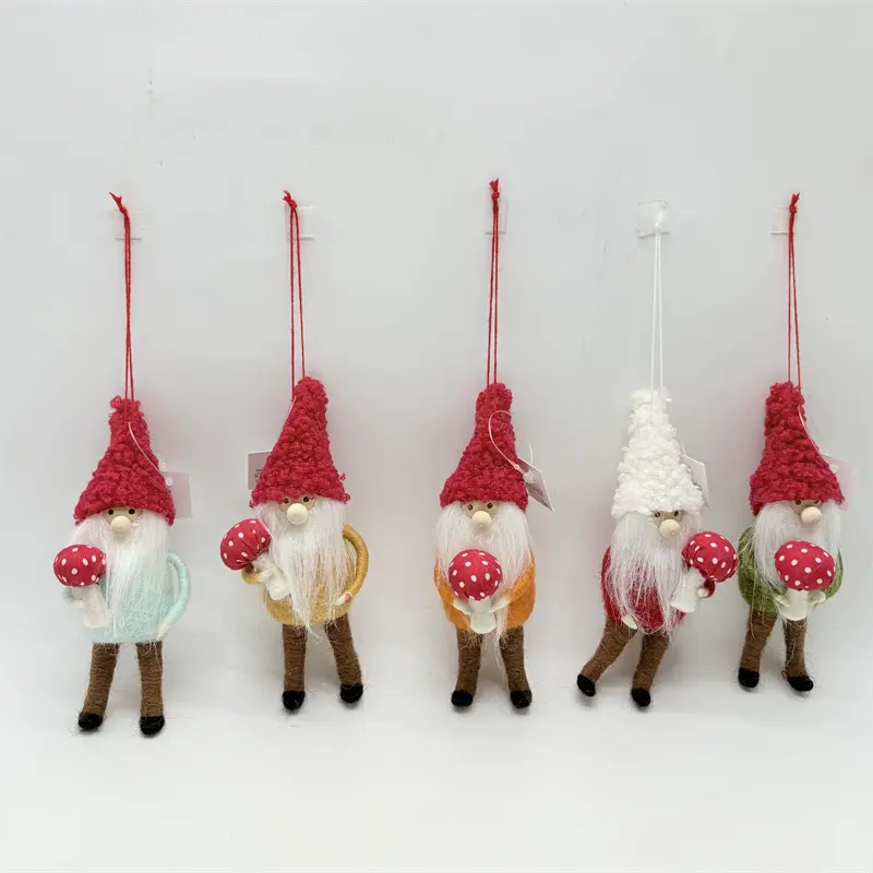 China Festive Woollen Santa Ornaments – Cute Holiday Felt Plush Decorations Suppliers, Factory