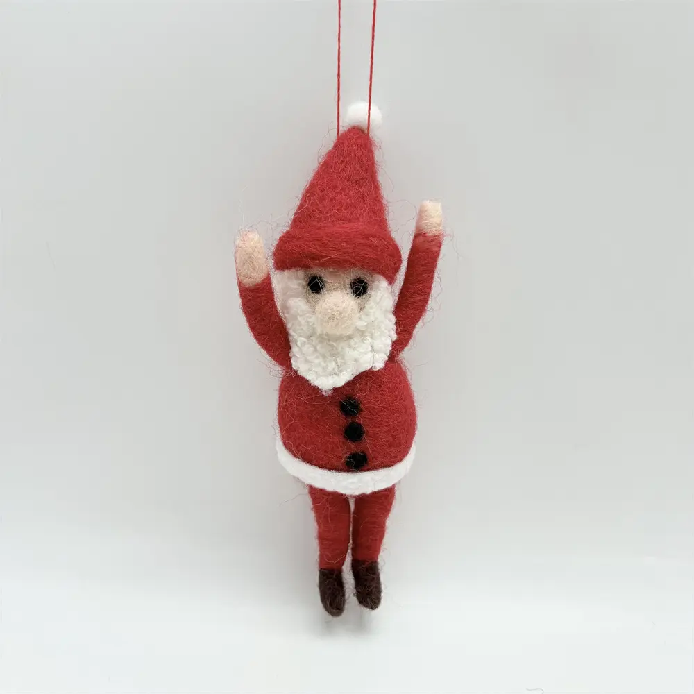 China Festive Woollen Santa Ornaments – Cute Holiday Felt Plush Decorations Suppliers, Factory