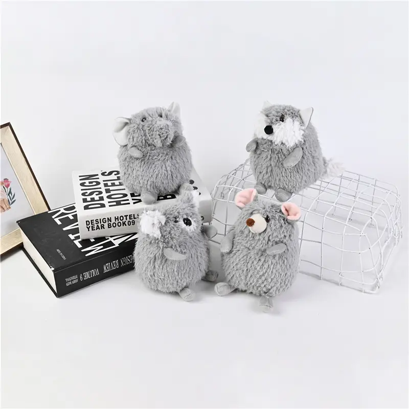 Wholesale Luxury Fashion Creative Stuffed Animals Cute Lovely Hedgehog Shaped Plush Toys Bag Car Phone Pendant Keyring Supplier, Factories