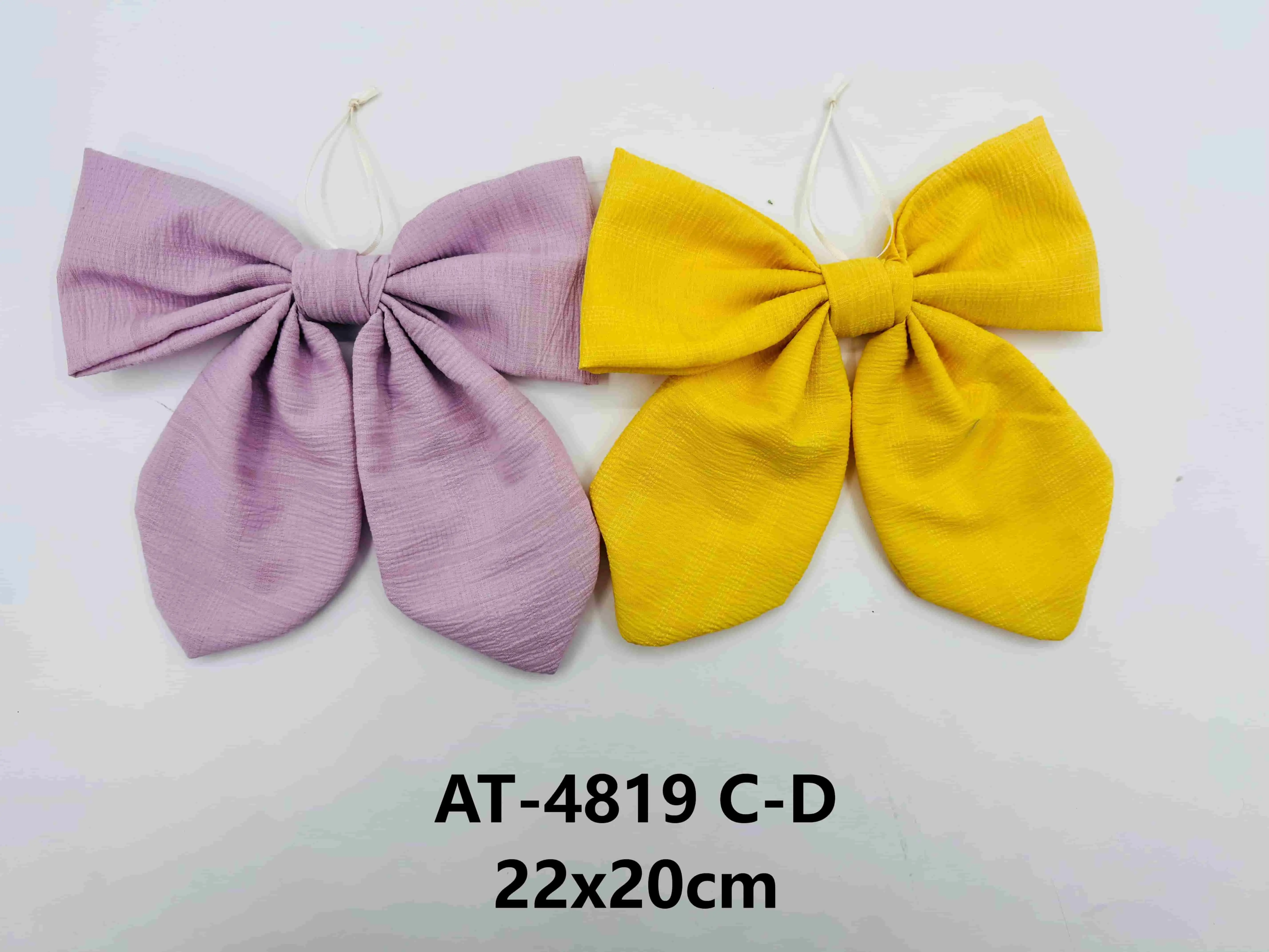 Wholesale Pastel & Floral Fabric Bows: 22x20cm Decor Pieces (Soft, Stylish & Versatile!) Manufacturers, Supplier