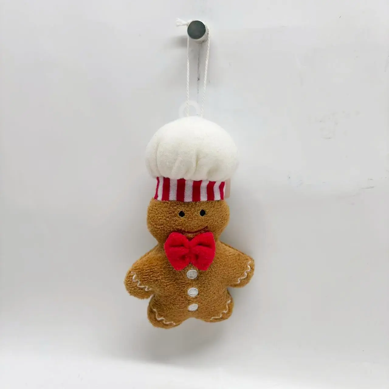 Wholesale Christmas Plush Gingerbread Man Ornament with Hat & Scarf Manufacturer, Supplier