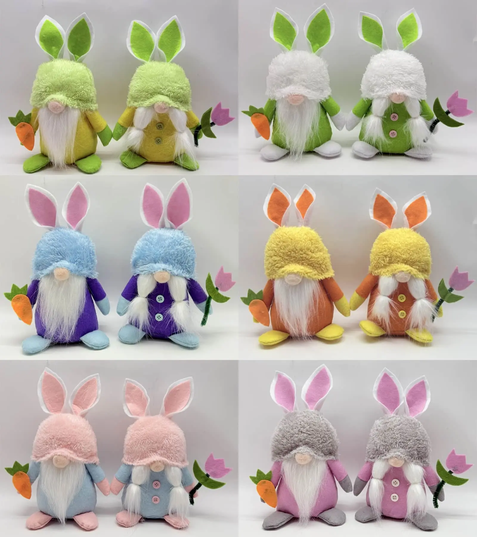 Wholesale Colorful Easter Bunny Dolls - Vibrant Decor for Your Holiday Supplier, Factory