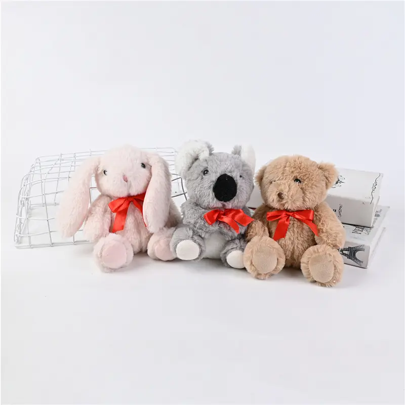 China Factory Wholesale Custom OEM/ODM Fashion High Quality Soft Stuffed Plush Toy 7 Inch Cute Recycled Koala Rabbit Bear