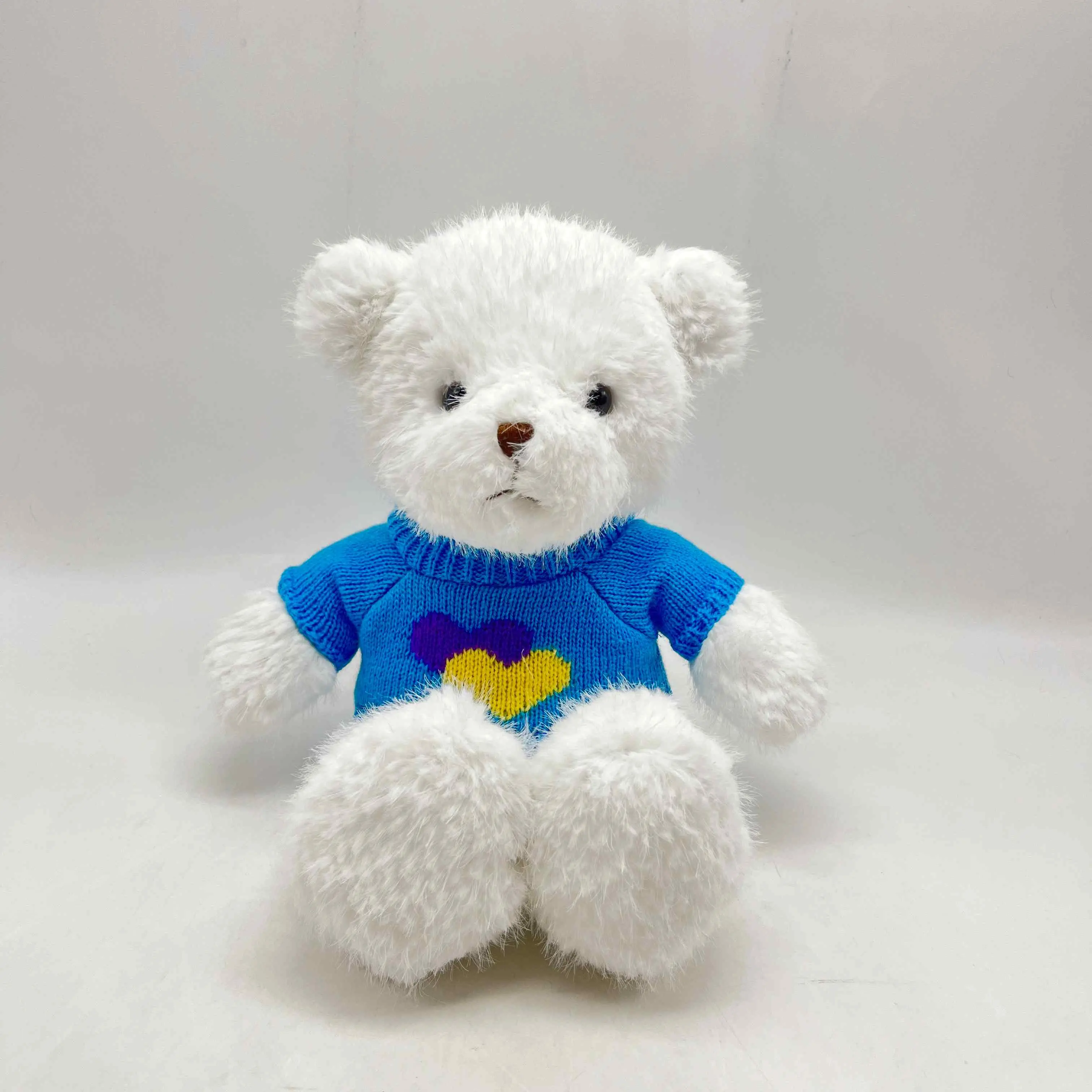 Wholesale Cute Sitting Teddy Bears in Sweaters - Multiple Colors, Soft Stuffed Animals for Kids & Gifts Manufacturer, Factories