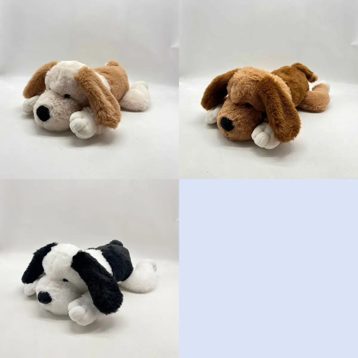 China Adorable Lying - Down Dog Plush Toys - Three Colors, Cute & Cuddly Canine Companions Manufacturer, Suppliers