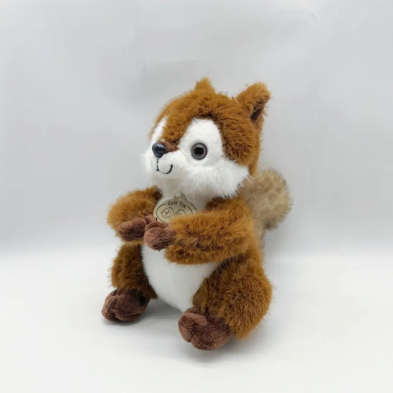 Wholesale Cute Brown Squirrel Plush Set | Soft Stuffed Animals for Kids & Gifts Suppliers, Factory