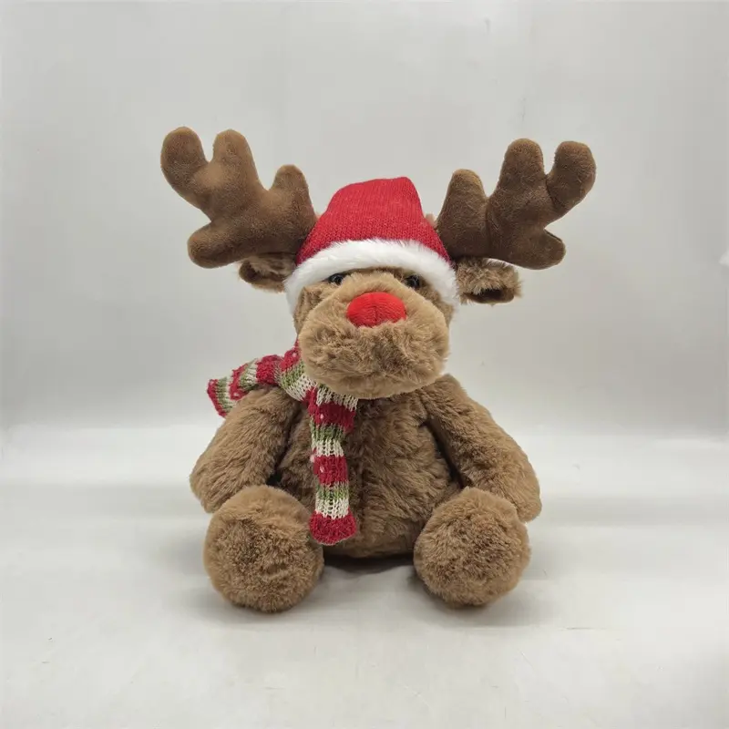 China Top - Selling Christmas Reindeer Plush: Ideal Gift for Kids, Family & Lovers, Full of Warmth Manufacturers, Factory