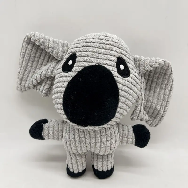 Wholesale Corduroy Animal Toy Set | Cat, Cow, Pig, Koala Plush Chew Toys Manufacturer, Factories