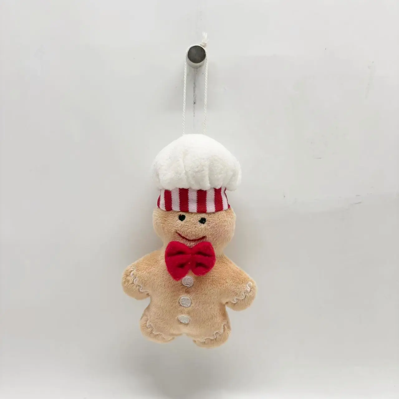 Wholesale Christmas Plush Gingerbread Man Ornament with Hat & Scarf Manufacturer, Supplier