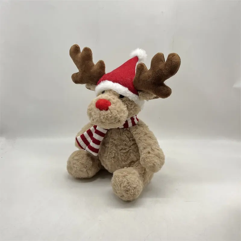 China Top - Selling Christmas Reindeer Plush: Ideal Gift for Kids, Family & Lovers, Full of Warmth Manufacturers, Factory