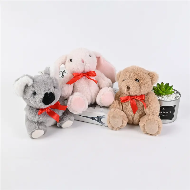China Factory Wholesale Custom OEM/ODM Fashion High Quality Soft Stuffed Plush Toy 7 Inch Cute Recycled Koala Rabbit Bear