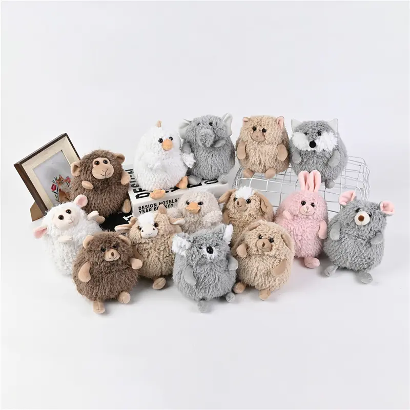 Wholesale Luxury Fashion Creative Stuffed Animals Cute Lovely Hedgehog Shaped Plush Toys Bag Car Phone Pendant Keyring Supplier, Factories