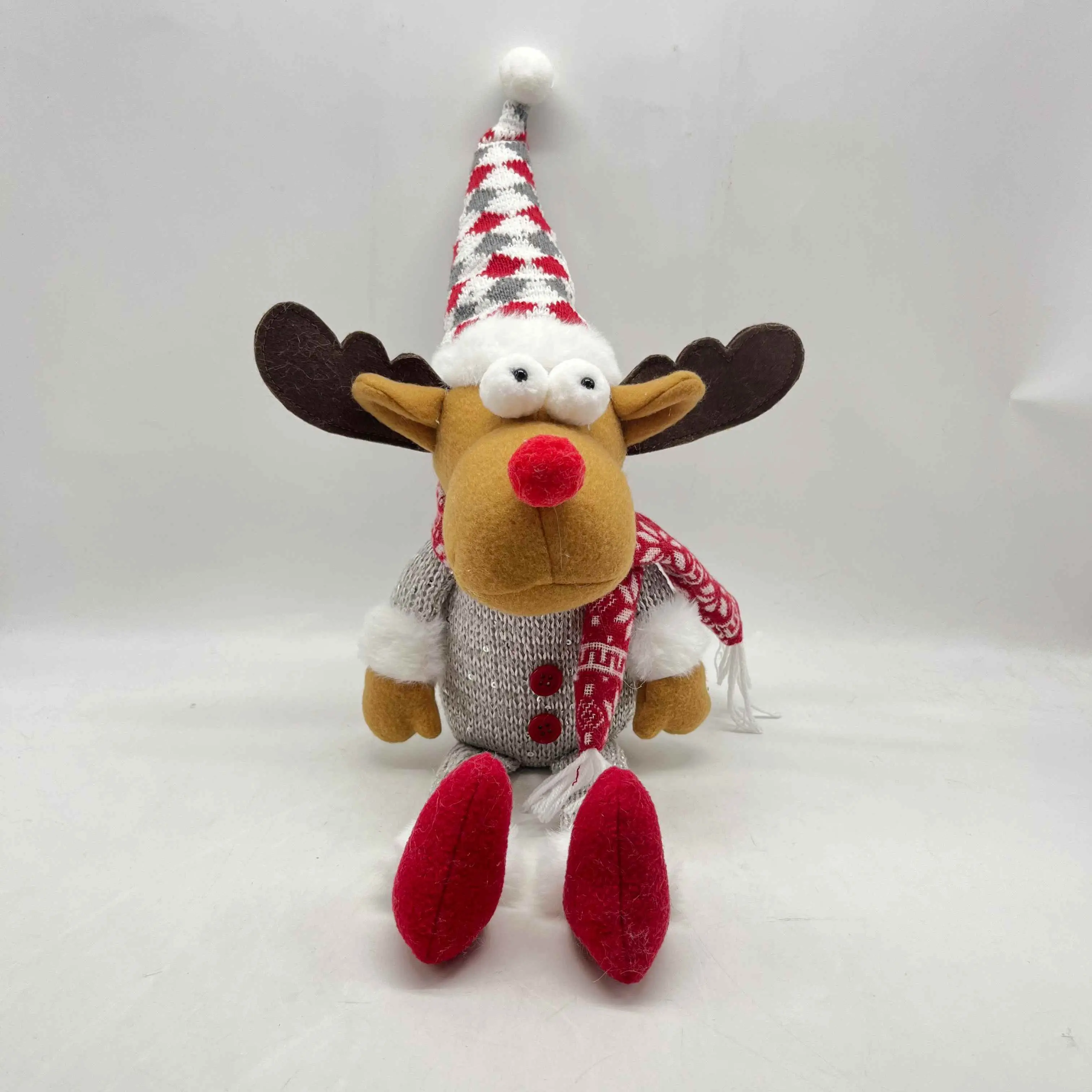 Wholesale Charming Christmas - Themed Decorations with Dangling Legs, Various Adorable Holiday Character Styles-Big Size Manufacturers, Factory