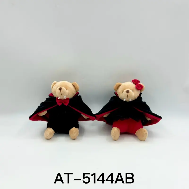 2-Pack Vampire Teddy Bear DIY Halloween plush toy kit