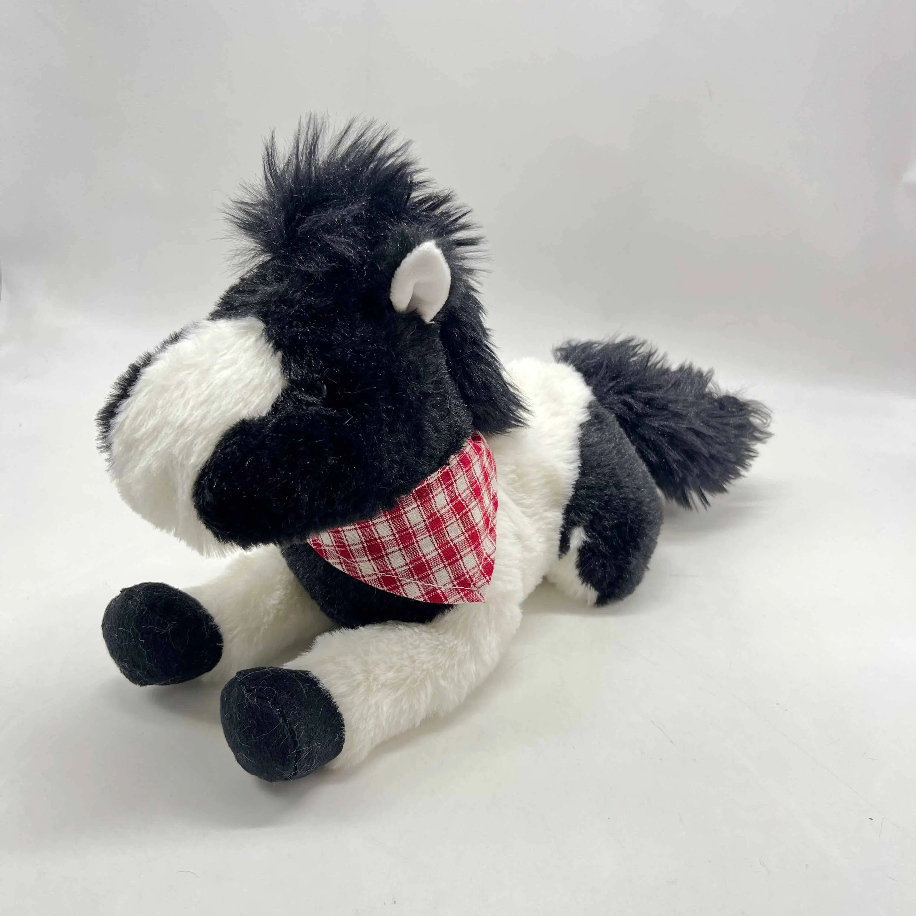China Super Cute Multi - Color Lying Horse Plush Toys with Scarves, Adorable Stuffed Animals, Soft & Huggable Manufacturer, Supplier