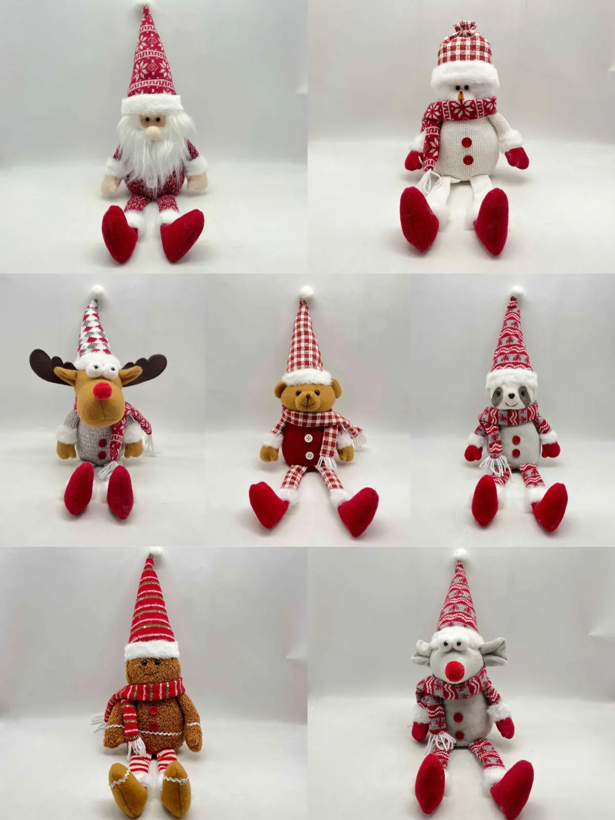 Wholesale Charming Christmas - Themed Decorations with Dangling Legs, Various Adorable Holiday Character Styles-Big Size Manufacturers, Factory