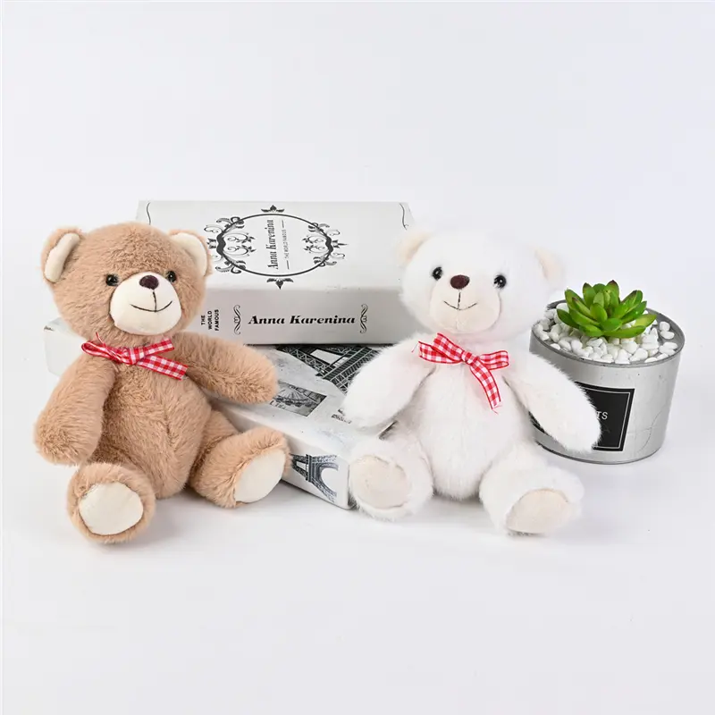 Wholesale OEM ODM Custom Cute 6.5 Inches Soft Plush Sitting Bear Stuffed Toys Manufacturer, Supplier