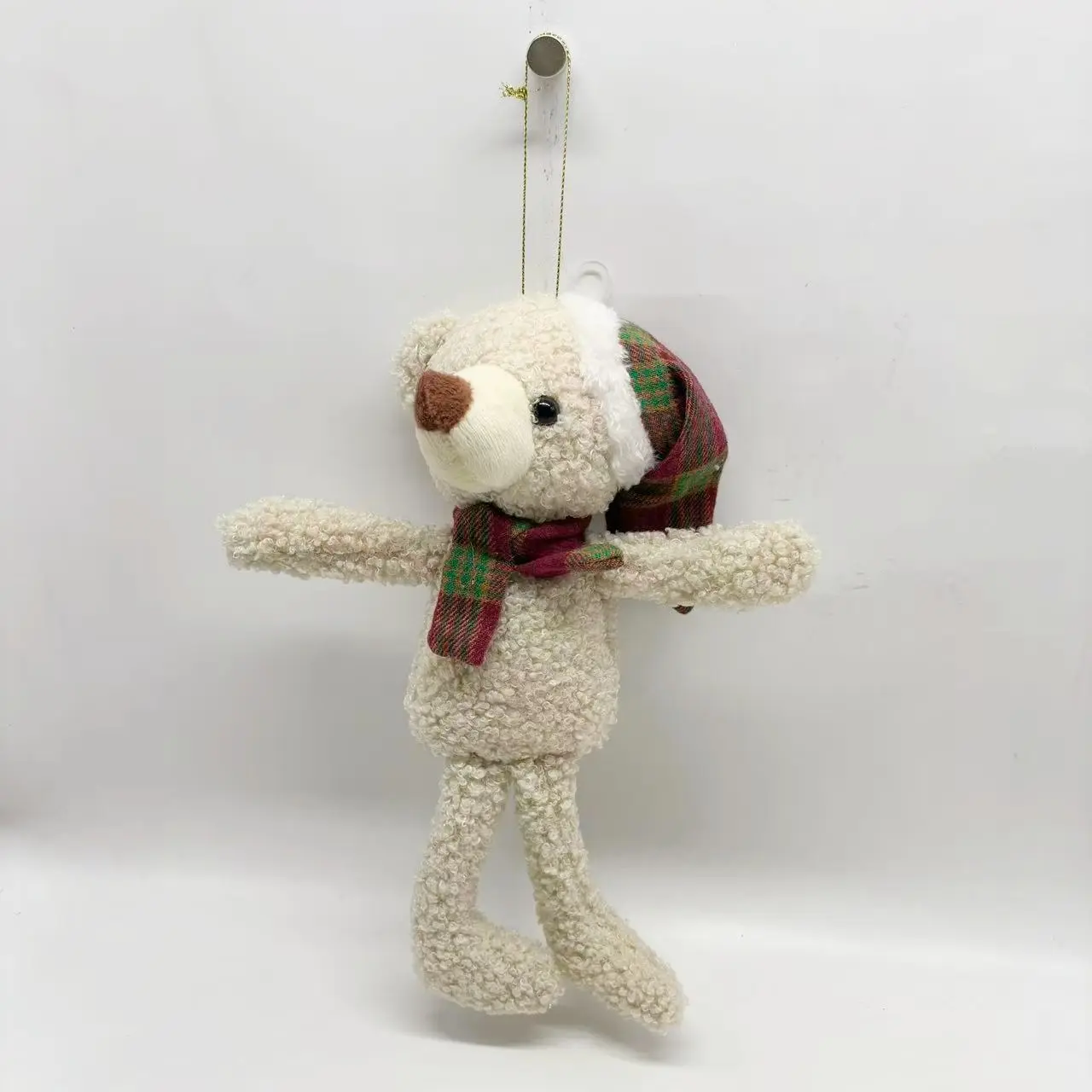 Wholesale Cute Bear Plush Ornaments with Scarf/Hat (Assorted Styles) Suppliers, Factories