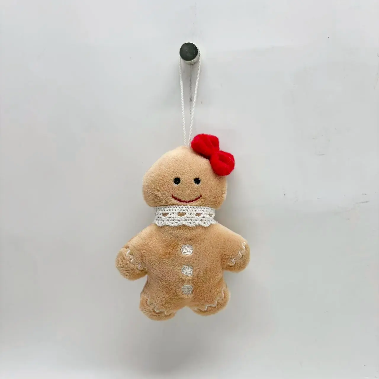 Wholesale Christmas Plush Gingerbread Man Ornament with Hat & Scarf Manufacturer, Supplier