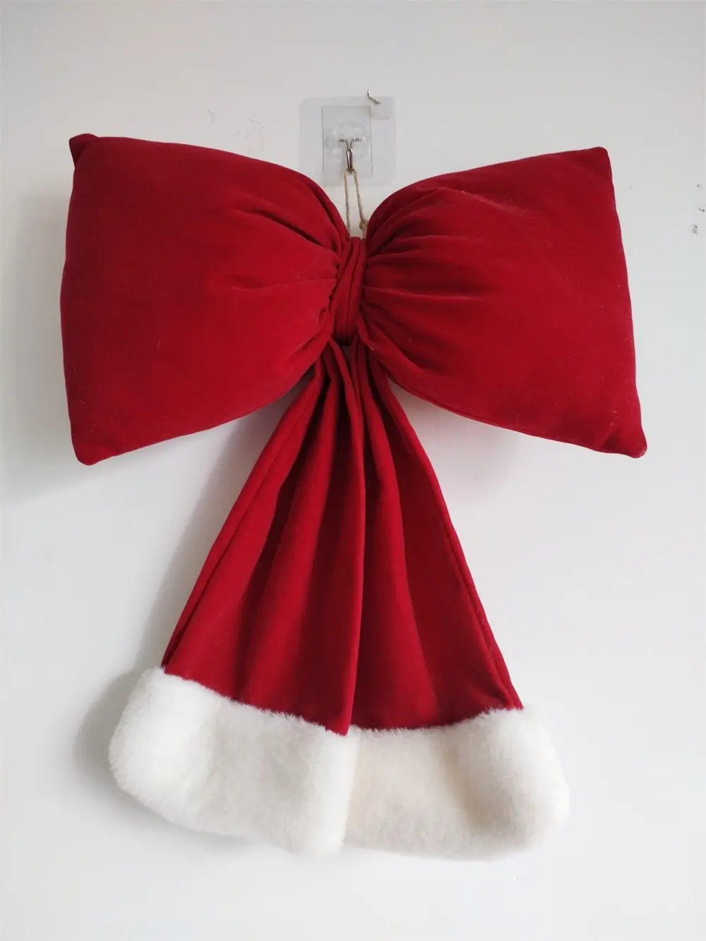 China Christmas Red Bow Decorations – Plush Hanging Holiday Bow Decor Set Manufacturers, Suppliers